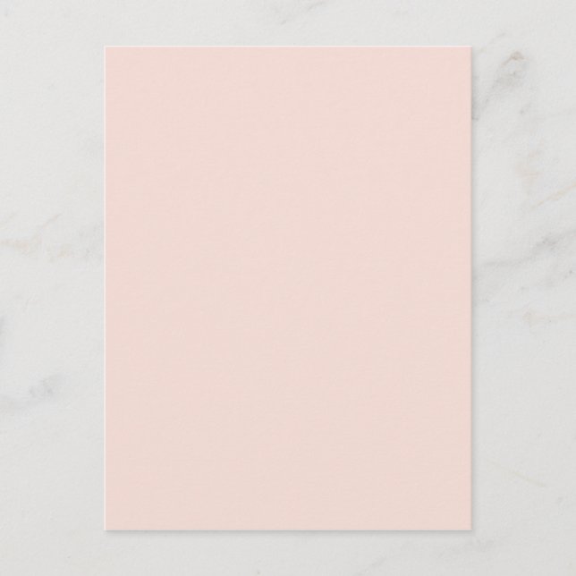 Carte Postale rose pâle (Devant)