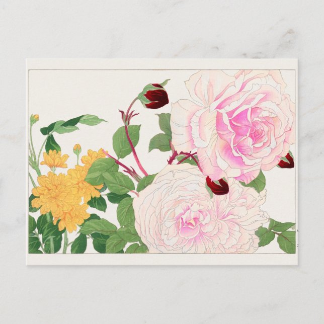 Carte Postale Rose par Tanigami Konan (Devant)