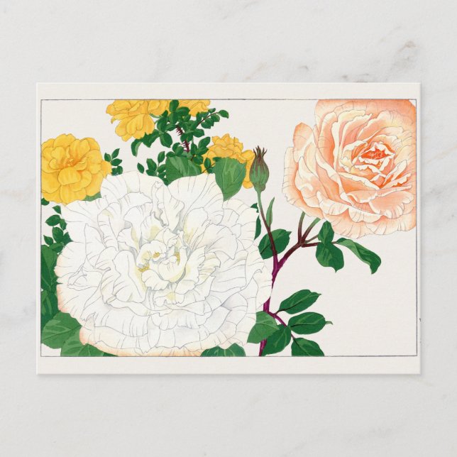 Carte Postale Rose par Tanigami Konan (Devant)