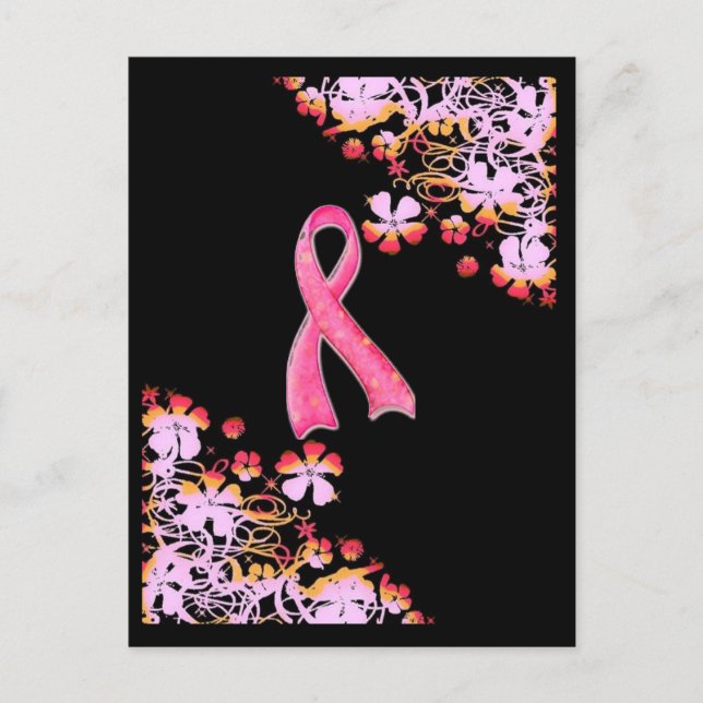 Carte postale rose Ribbon (Devant)
