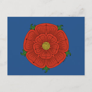 Carte Postale Rose rouge de Lancaster