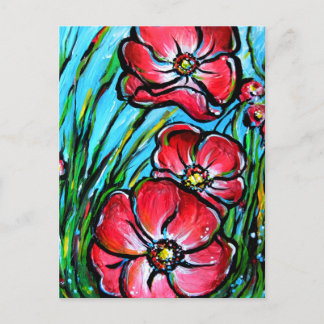 Carte Postale Rose sauvage