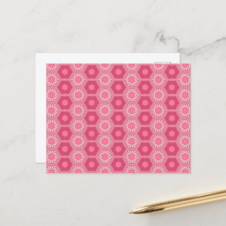 Carte postale rose sinistre Papier peint floral Y2