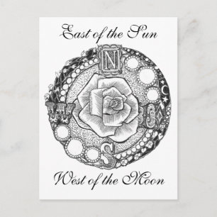 Carte Postale Rose Victorian Compass