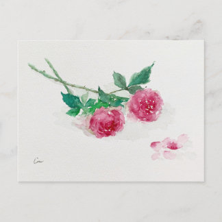 Carte postale Rose vintage