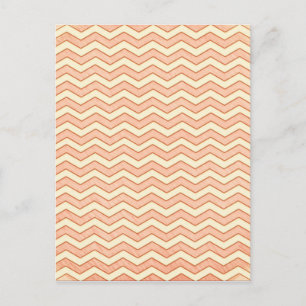 Carte Postale Rose vintage. Motif Retro Chevron