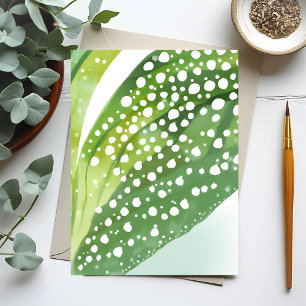 Carte Postale Rosée du matin Aquarelle botanique moderne