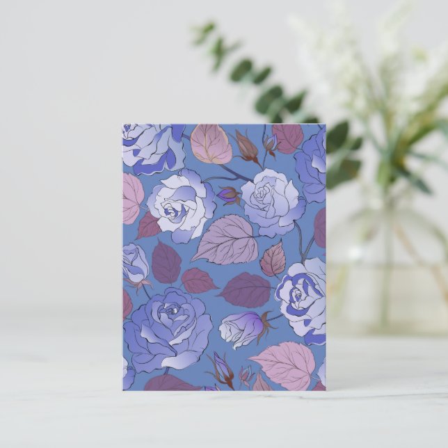 Carte Postale Roses 32 (Debout devant)