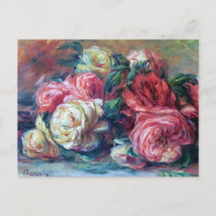 Carte Postale Roses abandonnés Renoir
