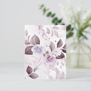 Carte Postale Roses aquarelle 2