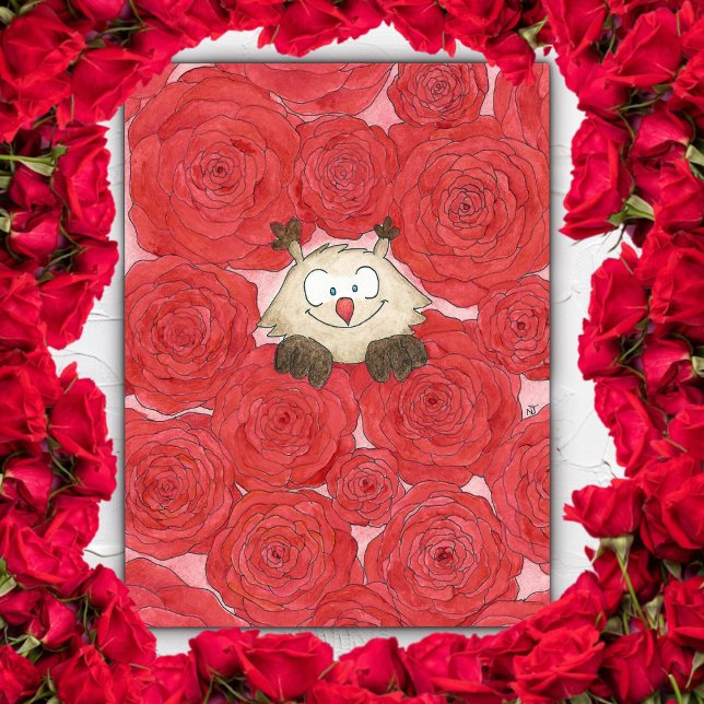 Carte postale ROSES de Nicole Janes (Créateur téléchargé)