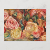 Roses de Renoir Impressionist Painting