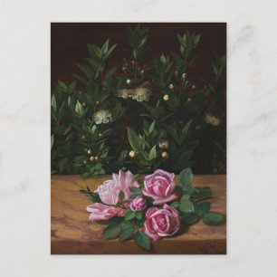 Carte Postale Roses et myrtes par Otto Didrik Otte