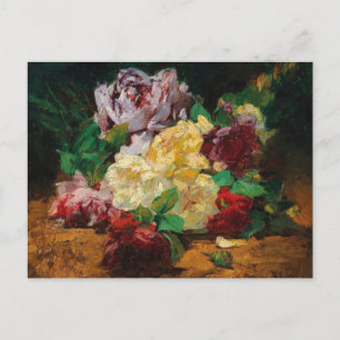 Carte Postale Roses III par Georges Jeannin