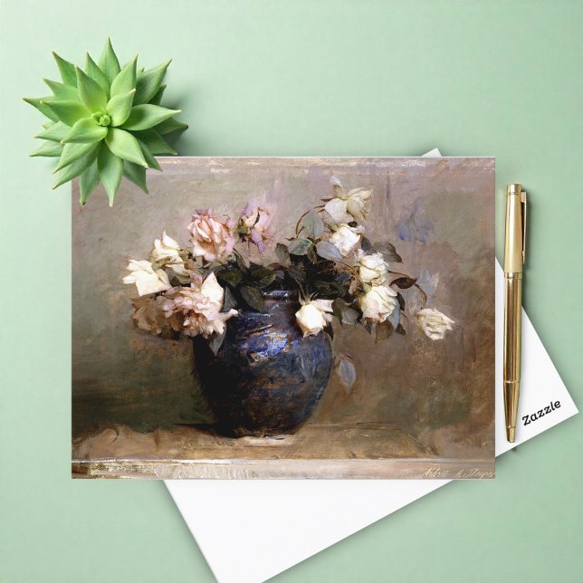 Carte Postale Roses par Abbott Handerson Thayer (Créateur téléchargé)
