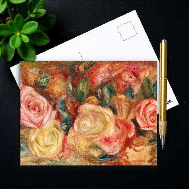 Carte Postale Roses par Auguste Renoir (Créateur téléchargé)