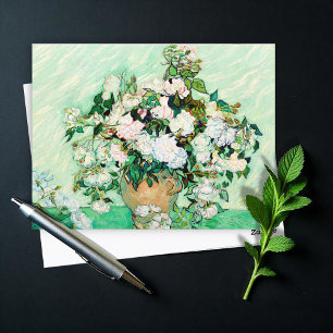 Carte Postale Roses par Vincent van Gogh