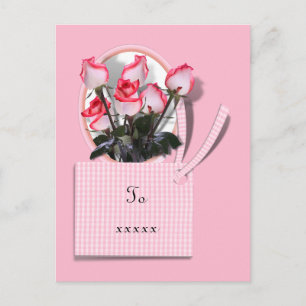 Carte Postale Roses pour une personne spéciale pour la fête des