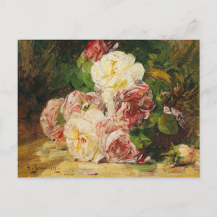 Carte Postale Roses V par Georges Jeannin