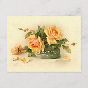 Carte Postale Roses victoriens étonnants à Bowl Catherine Klein
