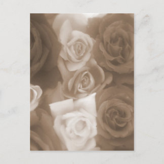 Carte Postale roses vintage