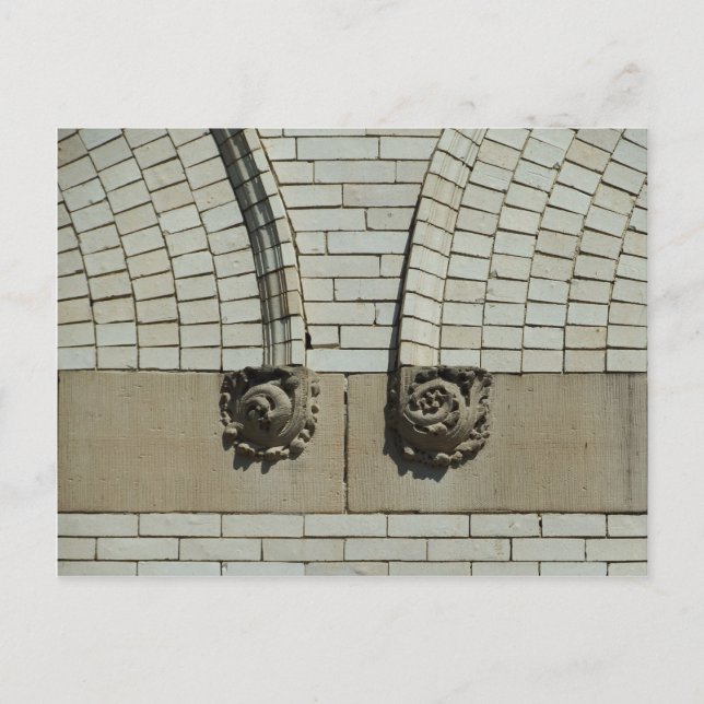 Carte Postale Rosettes sculptées de Winchester (Devant)