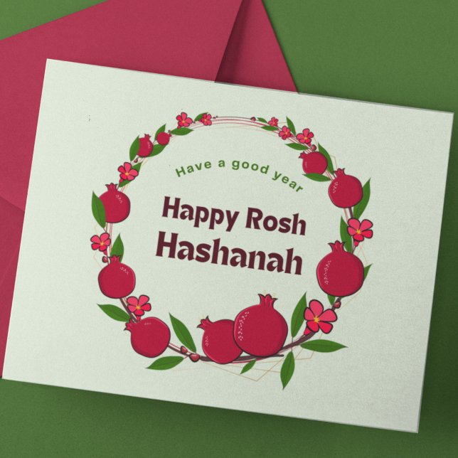 Carte Postale Rosh Hashanah (Créateur téléchargé)