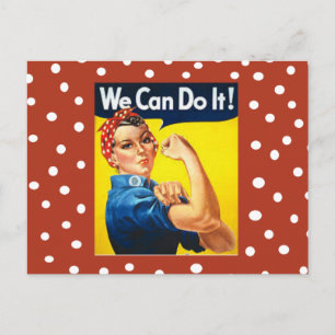 Carte Postale Rosie la riveteuse