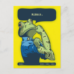 Carte Postale Rosie le Ribbiter