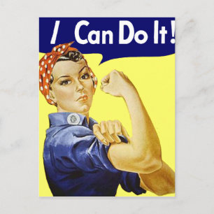 Carte Postale Rosie Riveter - Je peux le faire Glenn Beck Poster