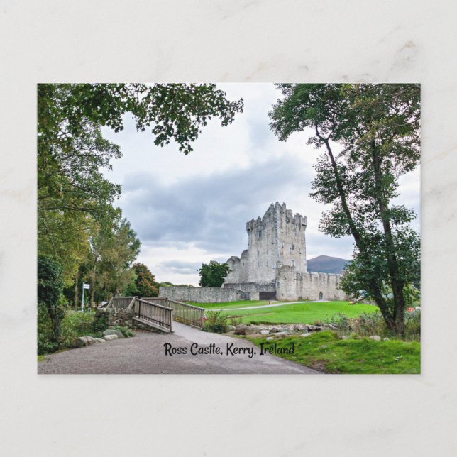 Carte Postale Ross Castle, Kerry, Irlande, (Devant)