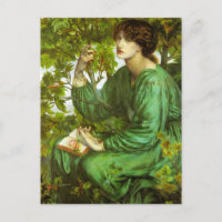 Carte postale Rossetti The Day Dream