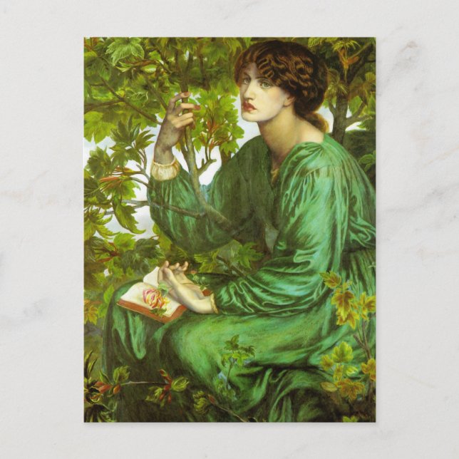 Carte postale Rossetti The Day Dream (Devant)