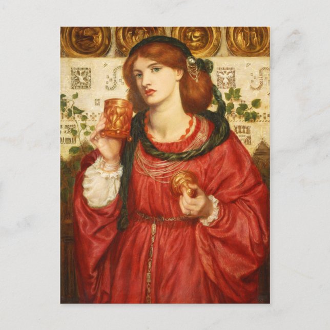 Carte Postale Rossetti The Loving Cup CC0648 (Devant)
