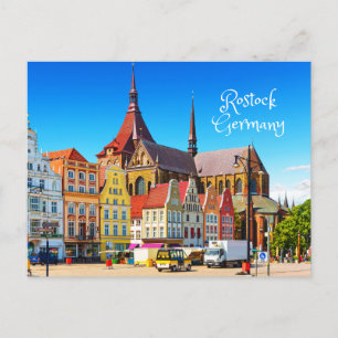 Carte Postale Rostock, Allemagne Historique Bâtiments Voir