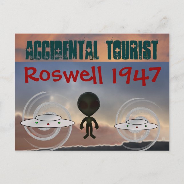 Carte Postale Roswell 1947 postcard (Devant)