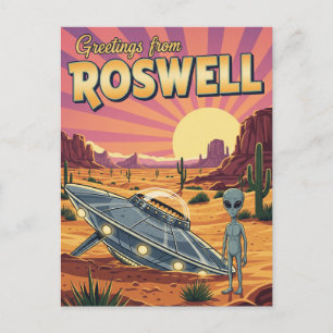 Carte Postale Roswell Alien du Mexique