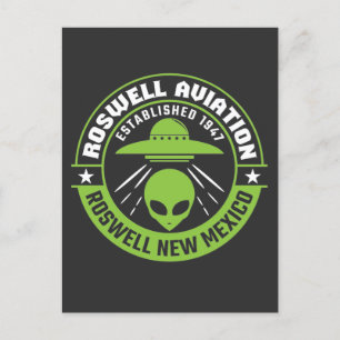 Carte Postale Roswell Aviation Fondée en 1947