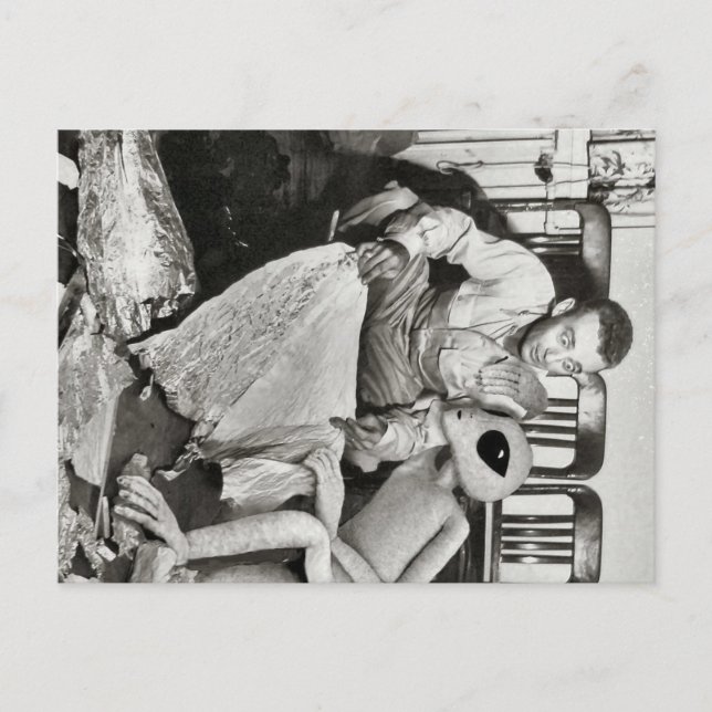 Carte Postale Roswell Crash (Devant)