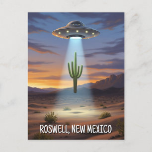 Carte Postale Roswell Nouveau Mexique UFO