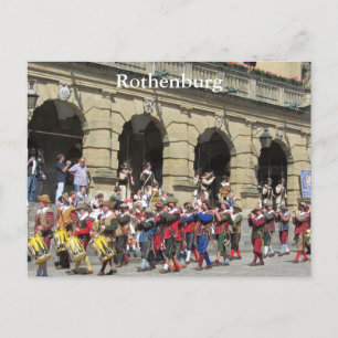 Carte Postale Rothenburg, Allemagne