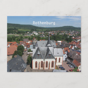 Carte Postale Rothenburg, Allemagne