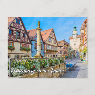 Carte Postale Rothenburg ob der Tauber, Allemagne