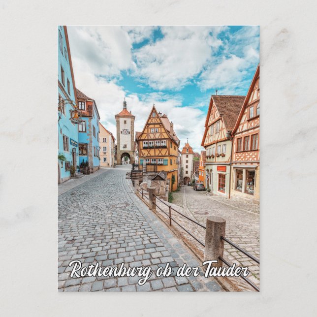 Carte Postale Rothenburg ob der Tauber, Allemagne (Devant)
