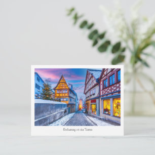 Carte postale Rothenburg ob der Tauber, Allemagne