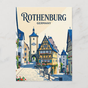 Carte Postale Rothenburg ob der Tauber Allemagne