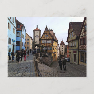 Carte Postale Rothenburg ob der Tauber, Allemagne