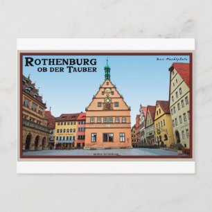 Carte Postale Rothenburg od Tauber - der Marktplatz