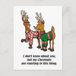 Carte Postale Rôti de châtaignes