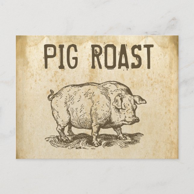 Carte Postale Rôti de porc (Devant)